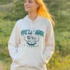 Leichter Hoodie DIRK/DINA <span>in Amande</span>