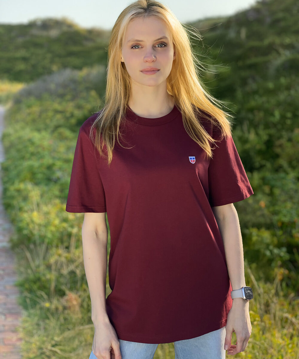 T-Shirt CARLA in Bordeaux