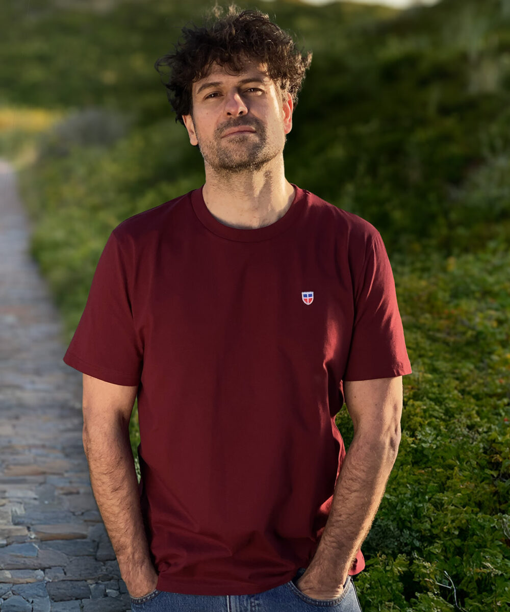 T-Shirt CARSTEN in Bordeaux