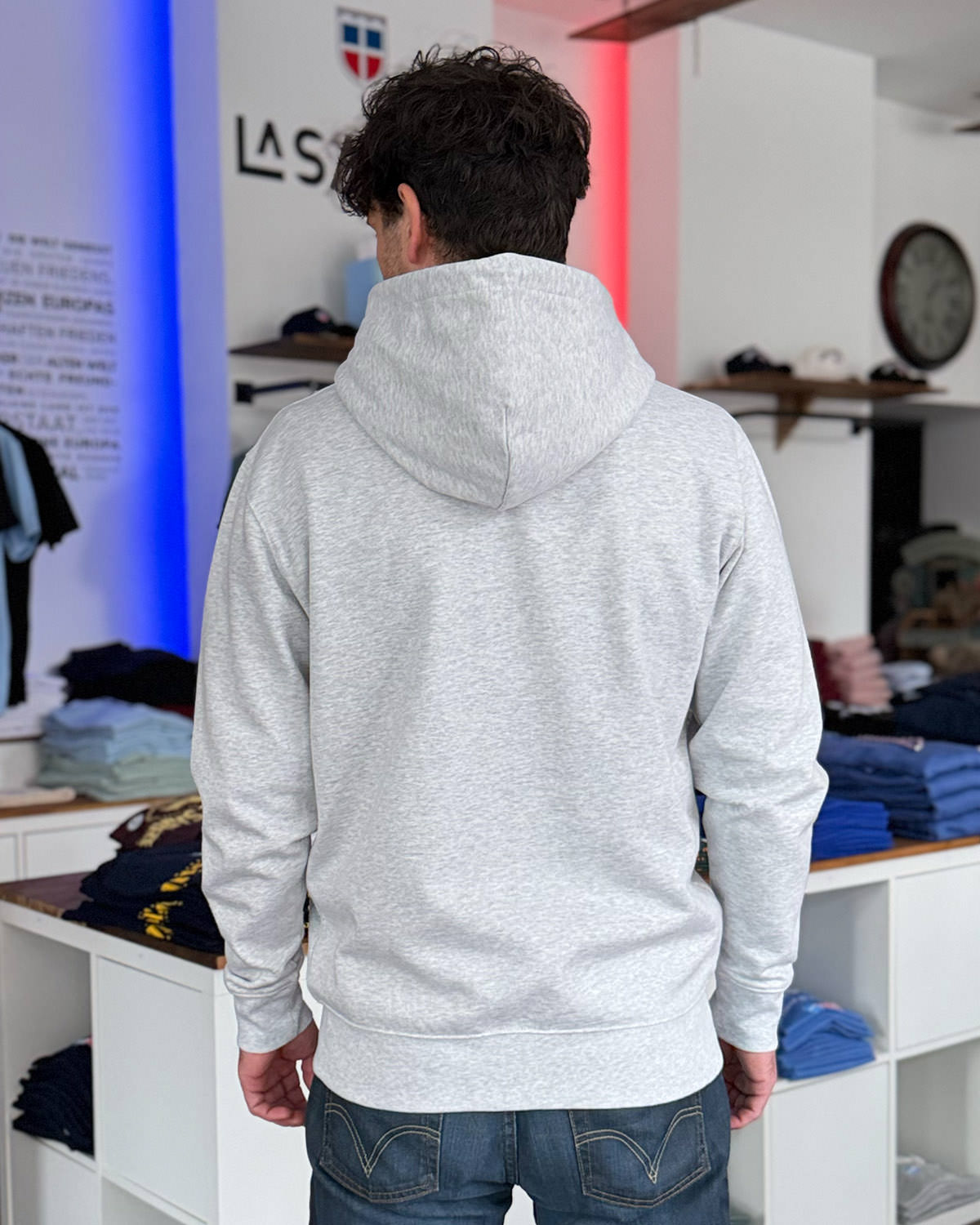 Zipper-Hoodie MATTHIAS <span>in Nuage</span> – Bild 6