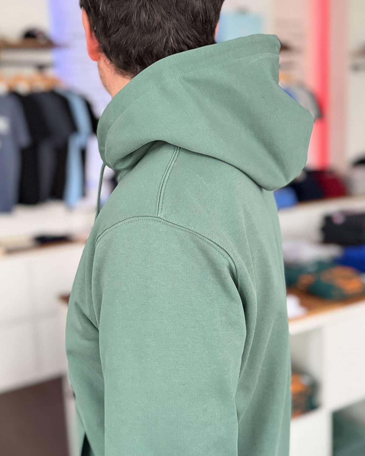 Zipper-Hoodie MATTHIAS <span>in Romarin</span> – Bild 4