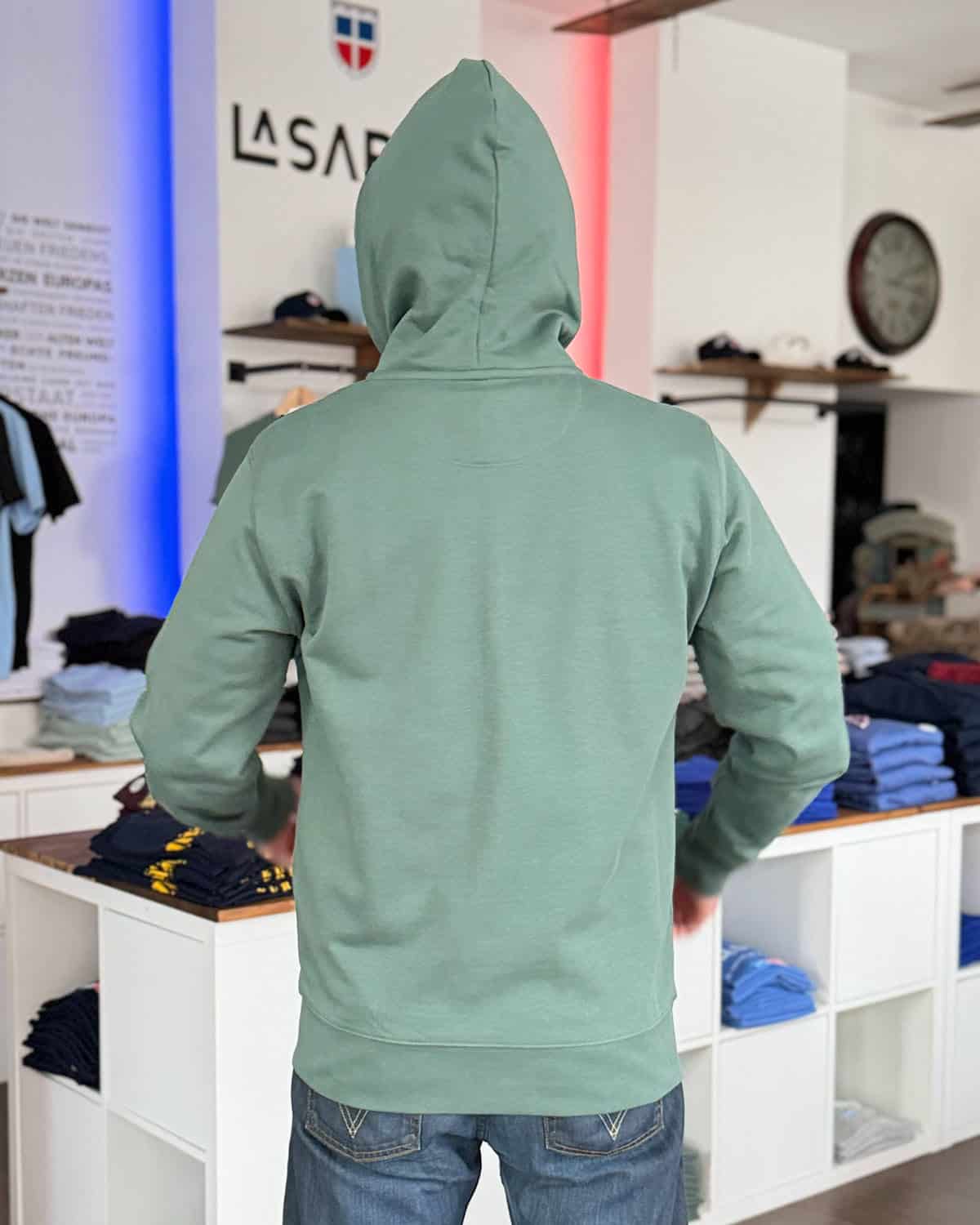 Zipper-Hoodie MATTHIAS <span>in Romarin</span> – Bild 3