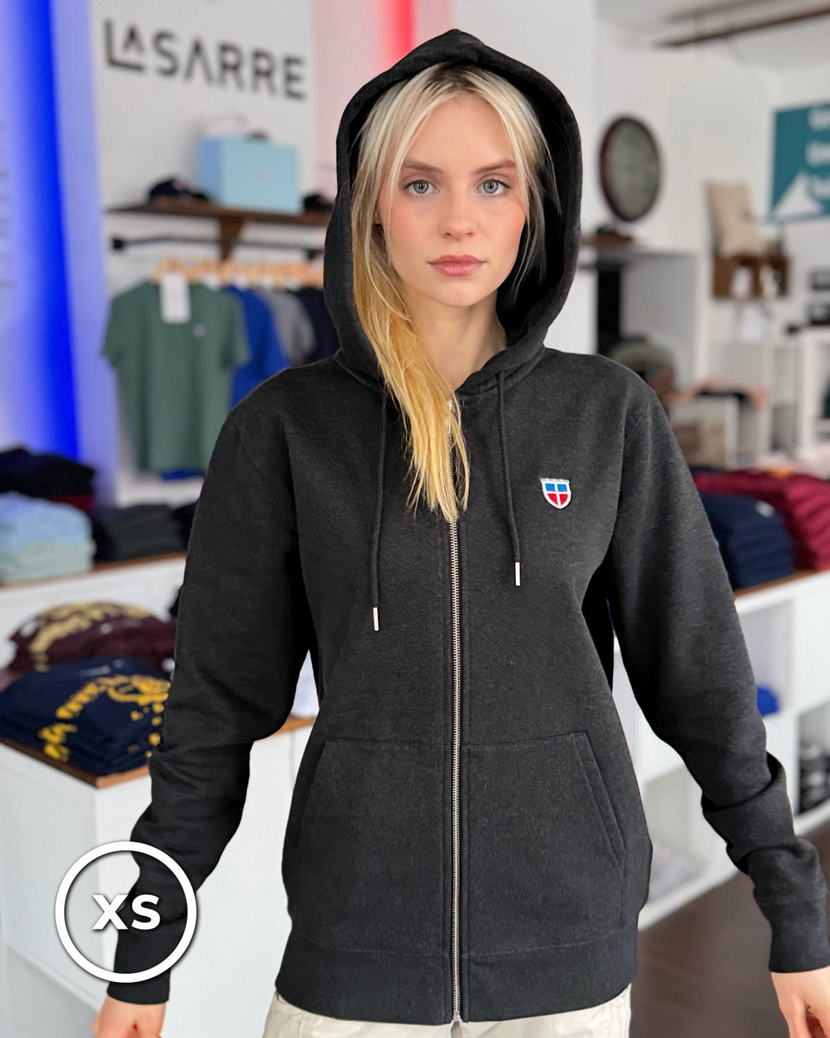 Zipper-Hoodie MELISSA <span>in Lava</span> – Bild 13