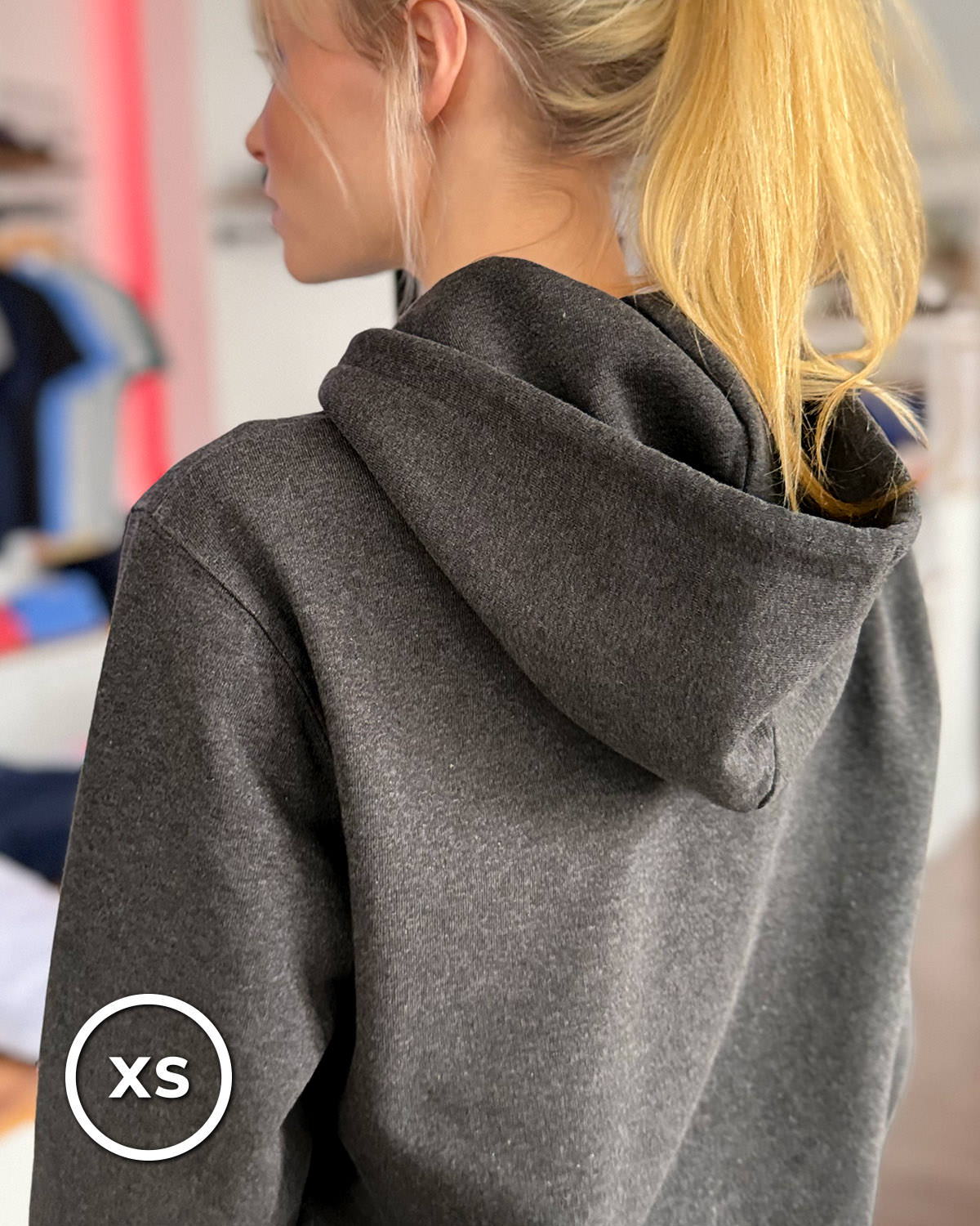 Zipper-Hoodie MELISSA <span>in Lava</span> – Bild 7