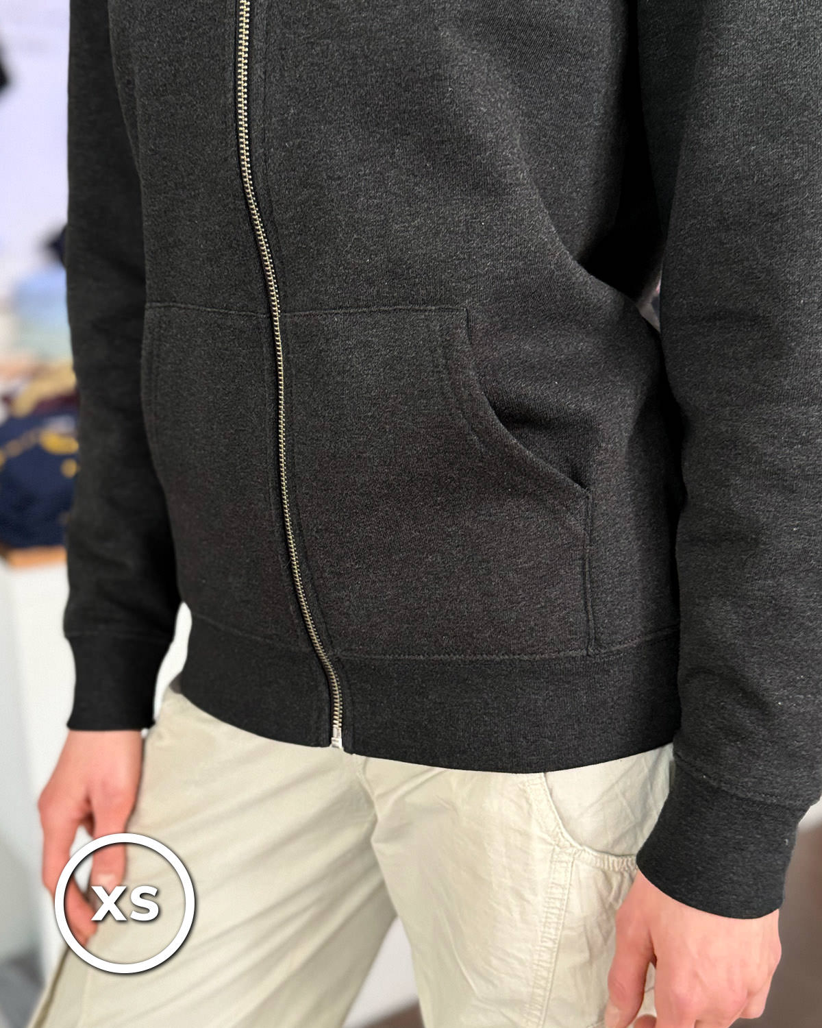 Zipper-Hoodie MELISSA <span>in Lava</span> – Bild 5