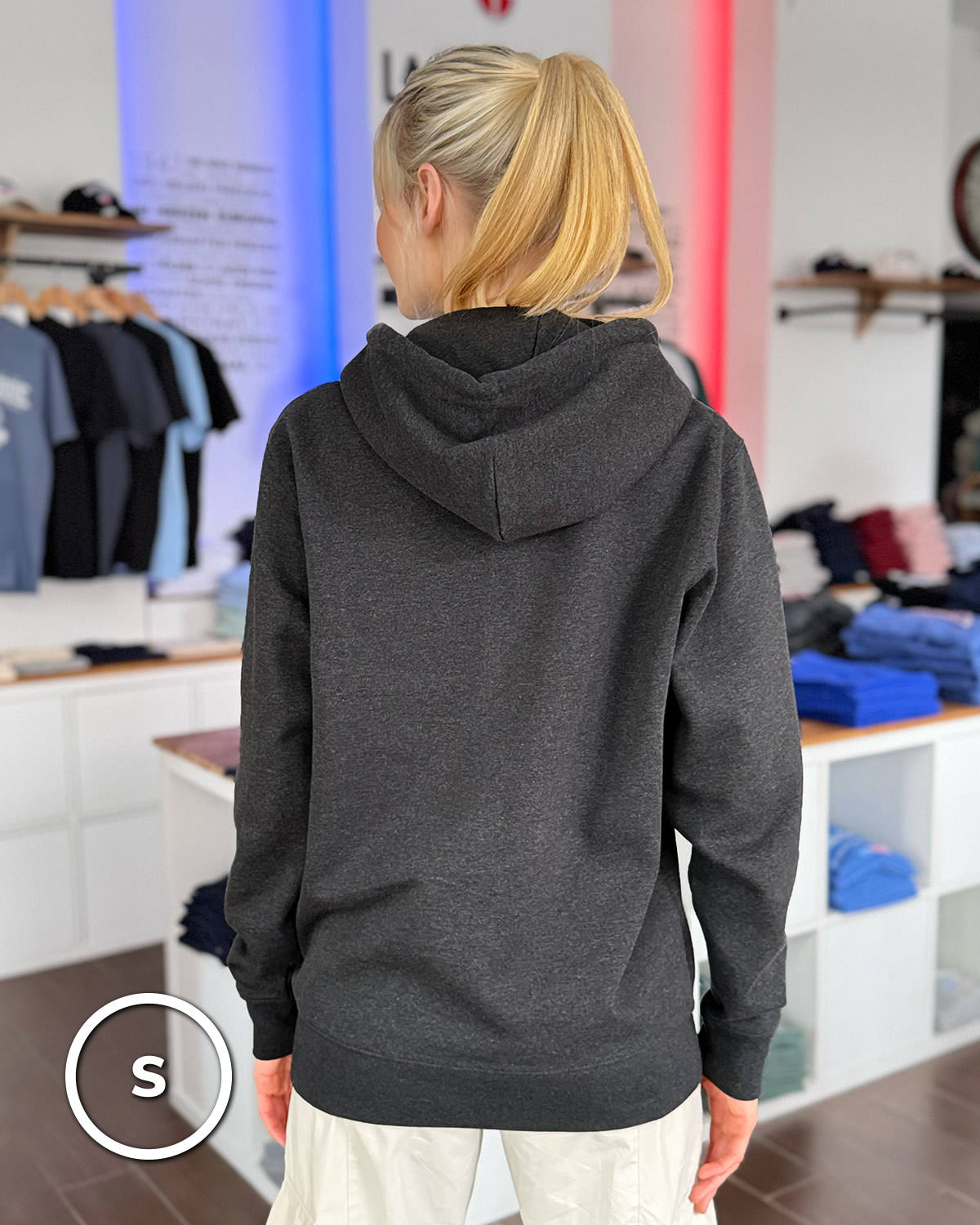 Zipper-Hoodie MELISSA <span>in Lava</span> – Bild 8