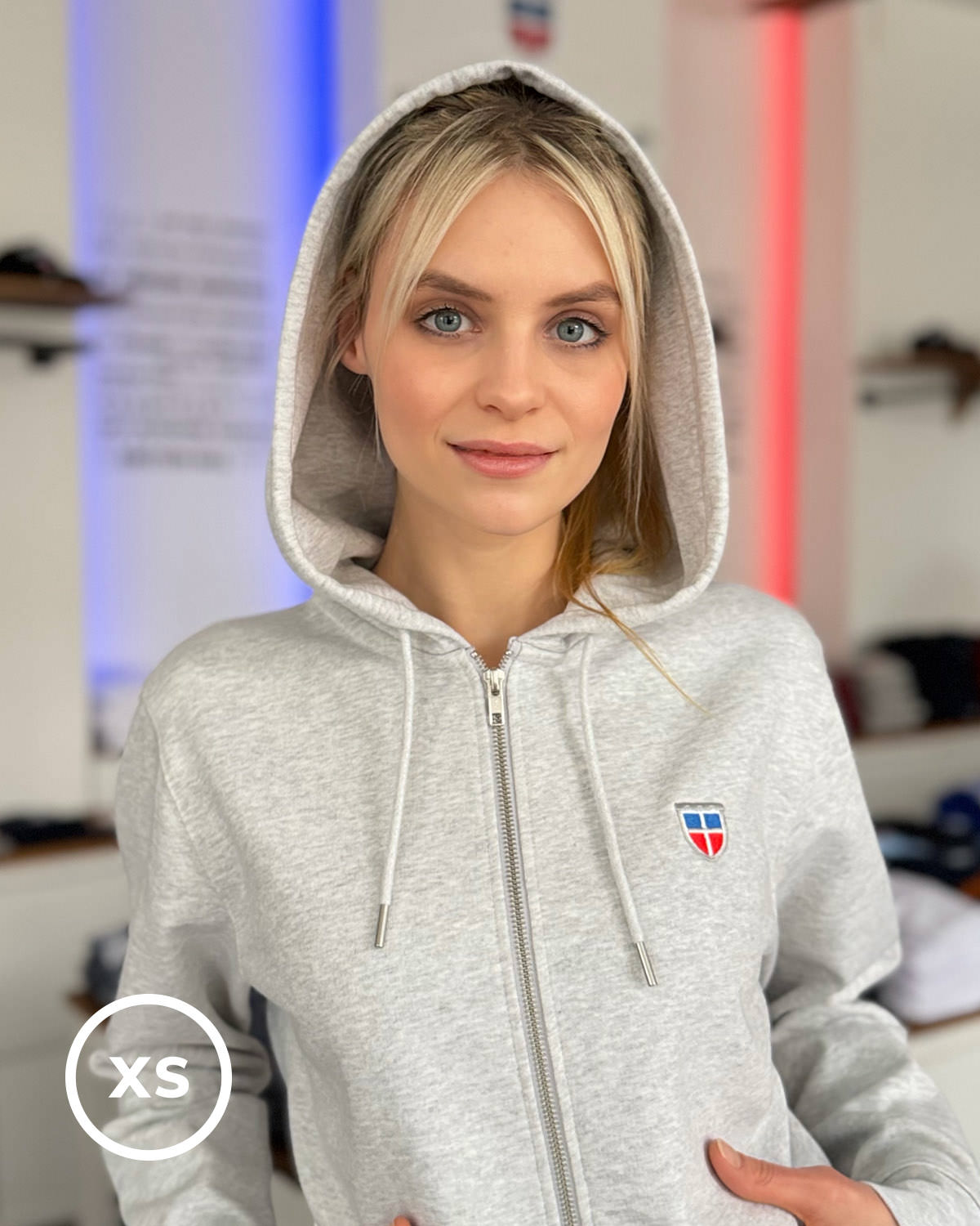 Zipper-Hoodie MELISSA <span>in Nuage</span> – Bild 9