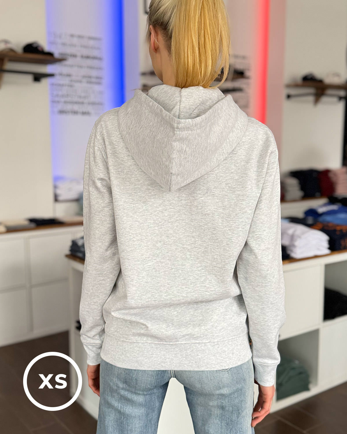 Zipper-Hoodie MELISSA <span>in Nuage</span> – Bild 8