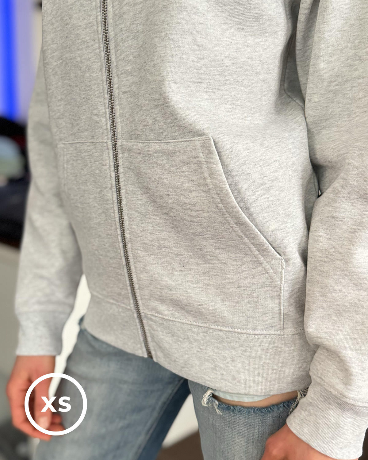 Zipper-Hoodie MELISSA <span>in Nuage</span> – Bild 6