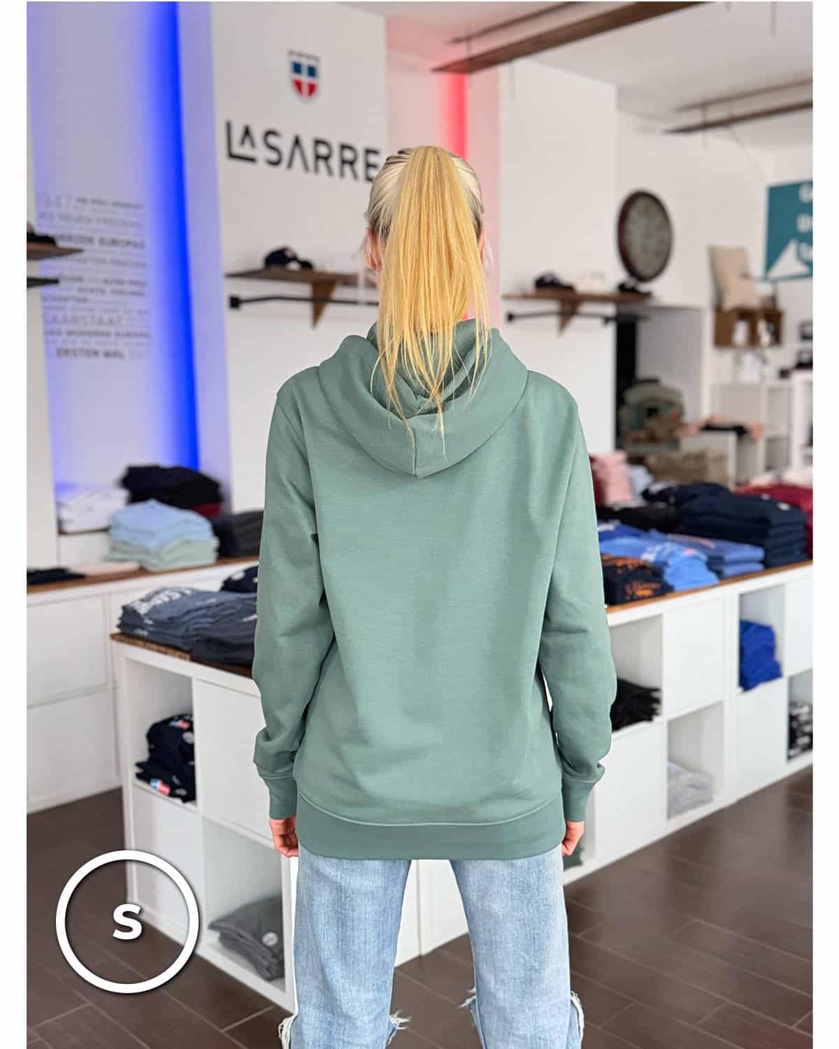 Zipper-Hoodie MELISSA <span>in Romarin</span> – Bild 7