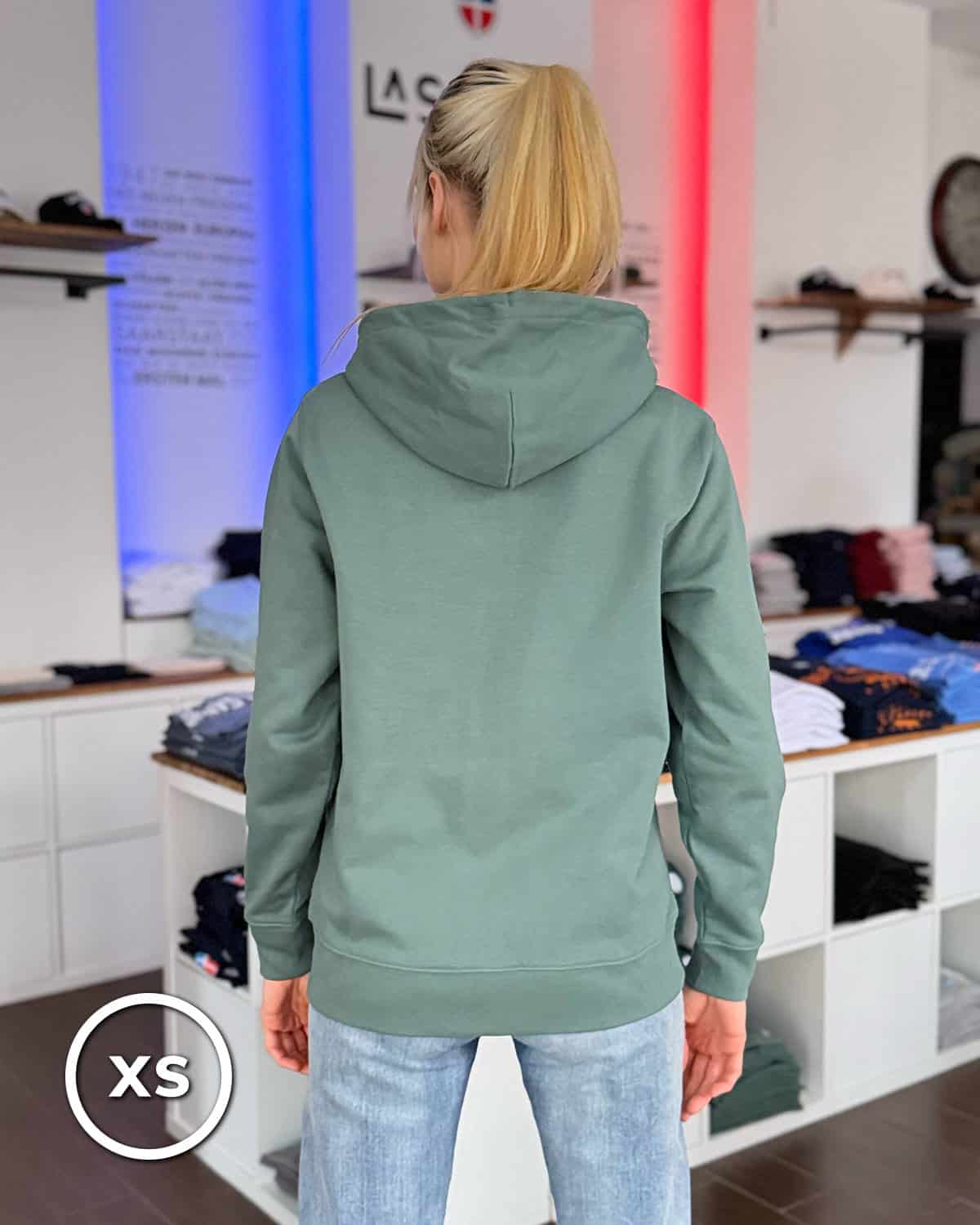 Zipper-Hoodie MELISSA <span>in Romarin</span> – Bild 6