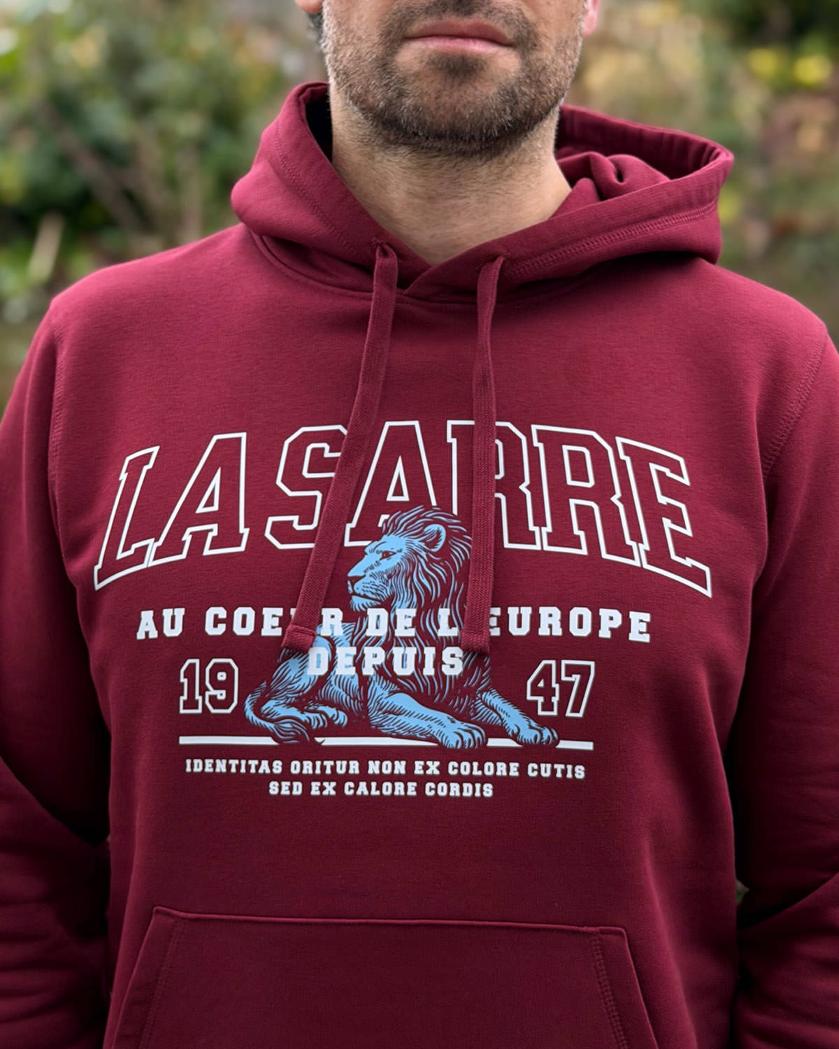 Hoodie SASCHA <span>in Bordeaux</span> – Bild 3