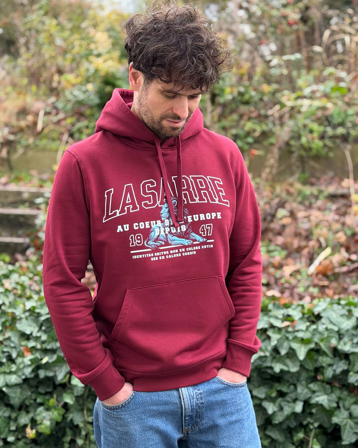 Hoodie SASCHA <span>in Bordeaux</span> – Bild 7