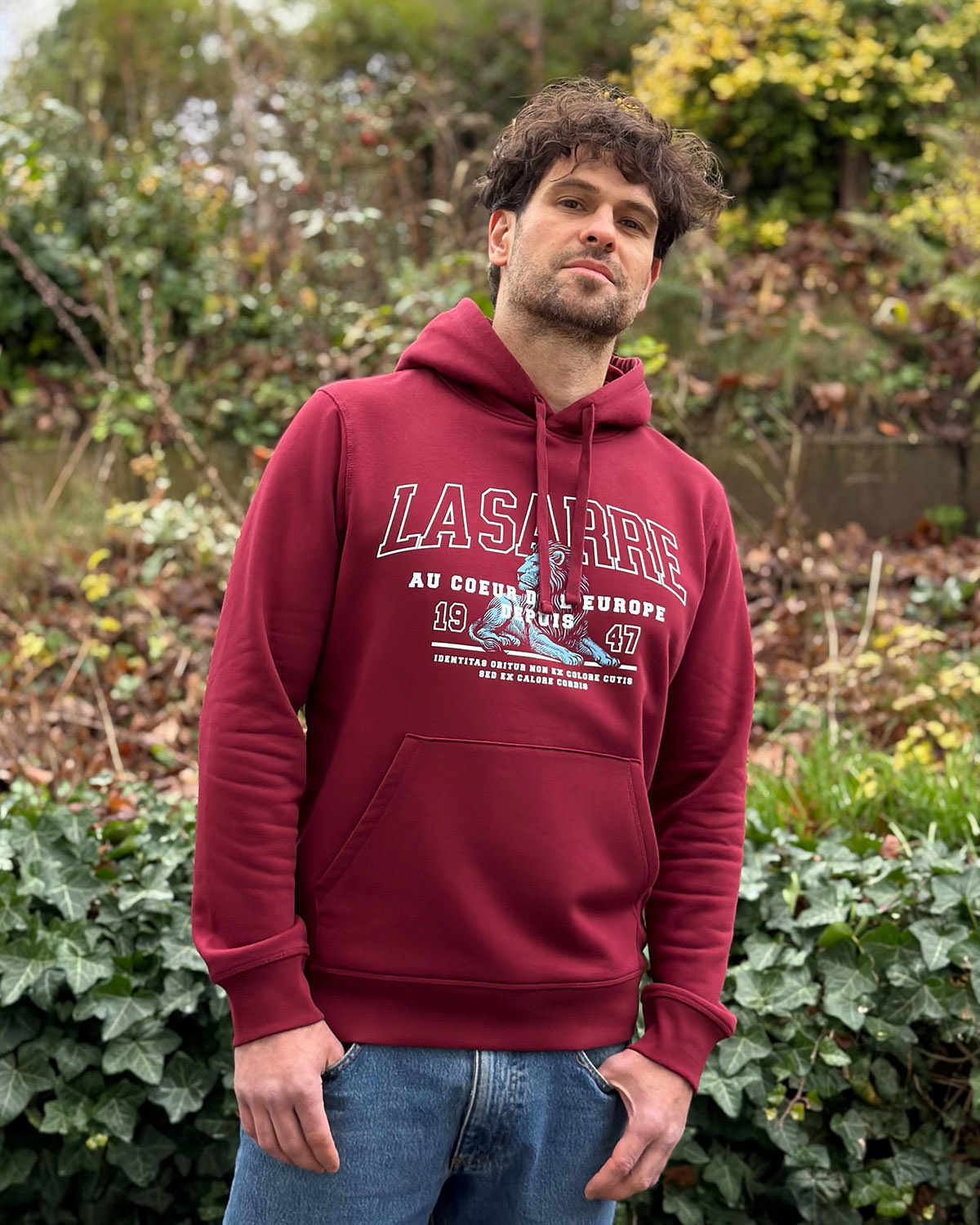 Hoodie SASCHA <span>in Bordeaux</span> – Bild 9