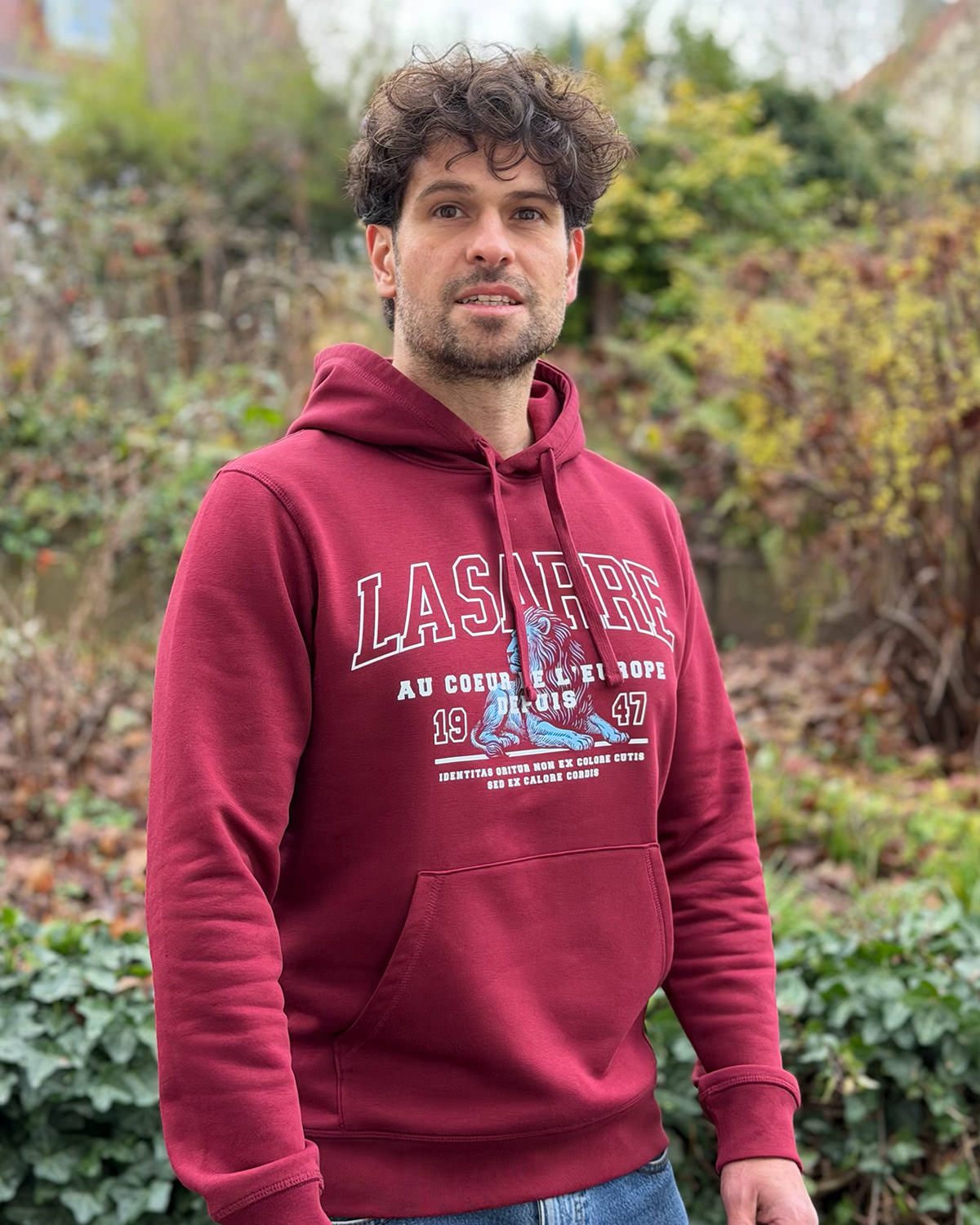Hoodie SASCHA <span>in Bordeaux</span>