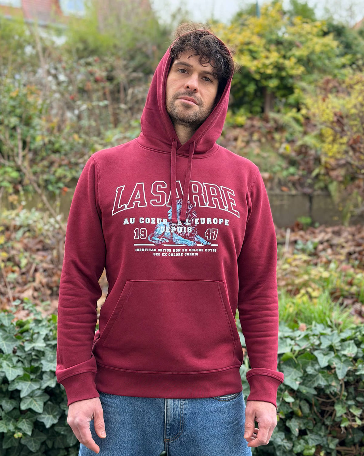 Hoodie SASCHA <span>in Bordeaux</span> – Bild 2