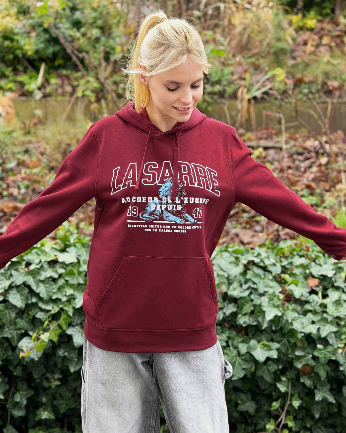 Hoodie SASKIA <span>in Bordeaux</span>