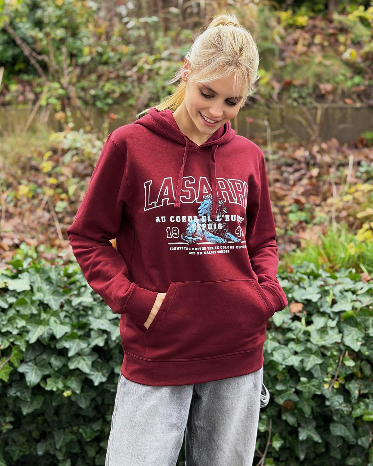 Hoodie SASKIA <span>in Bordeaux</span> – Bild 8