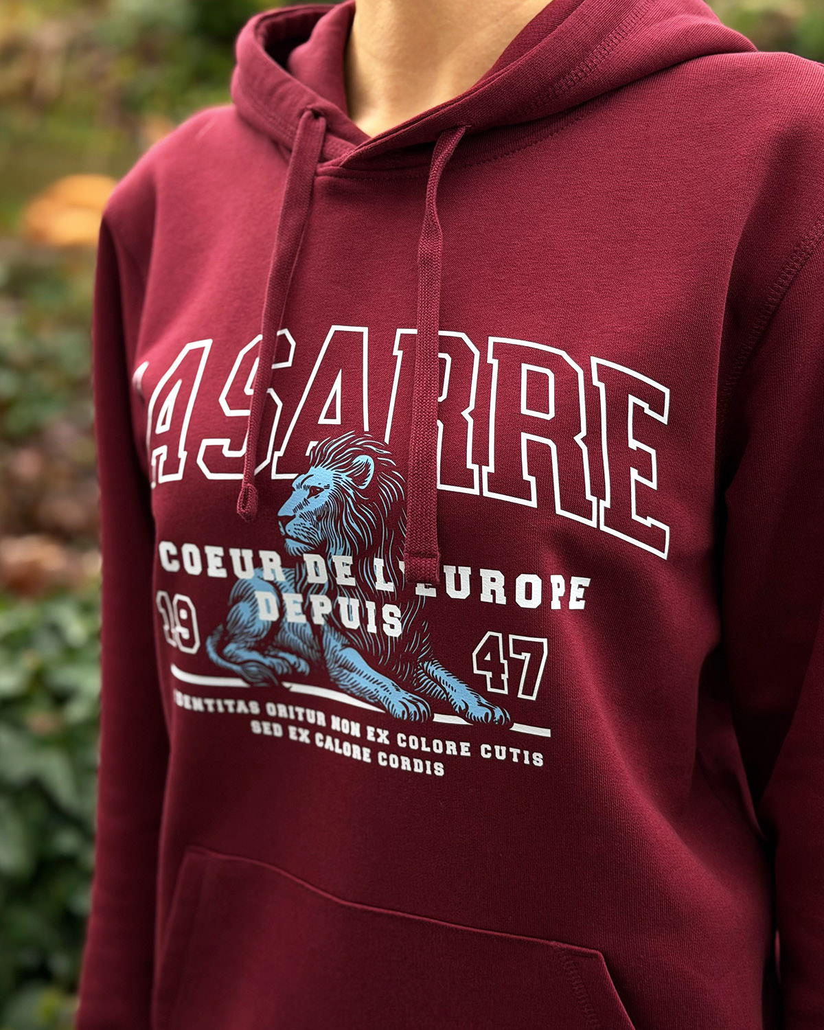 Hoodie SASKIA <span>in Bordeaux</span> – Bild 3