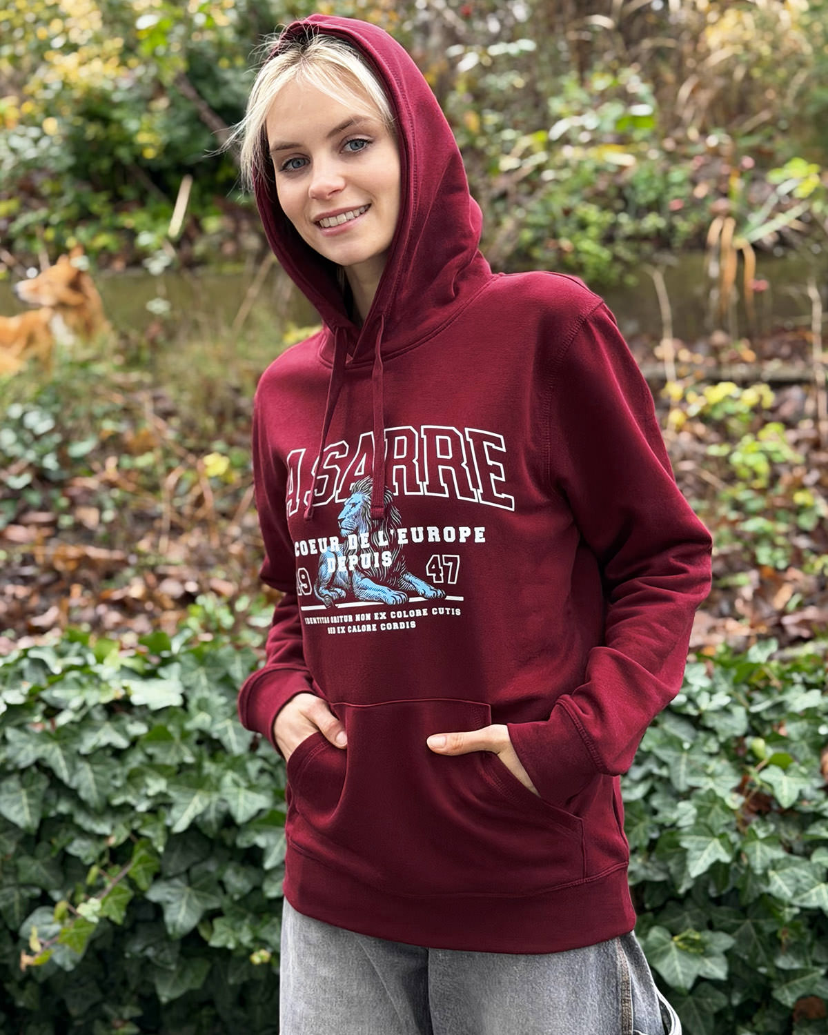 Hoodie SASKIA <span>in Bordeaux</span> – Bild 2