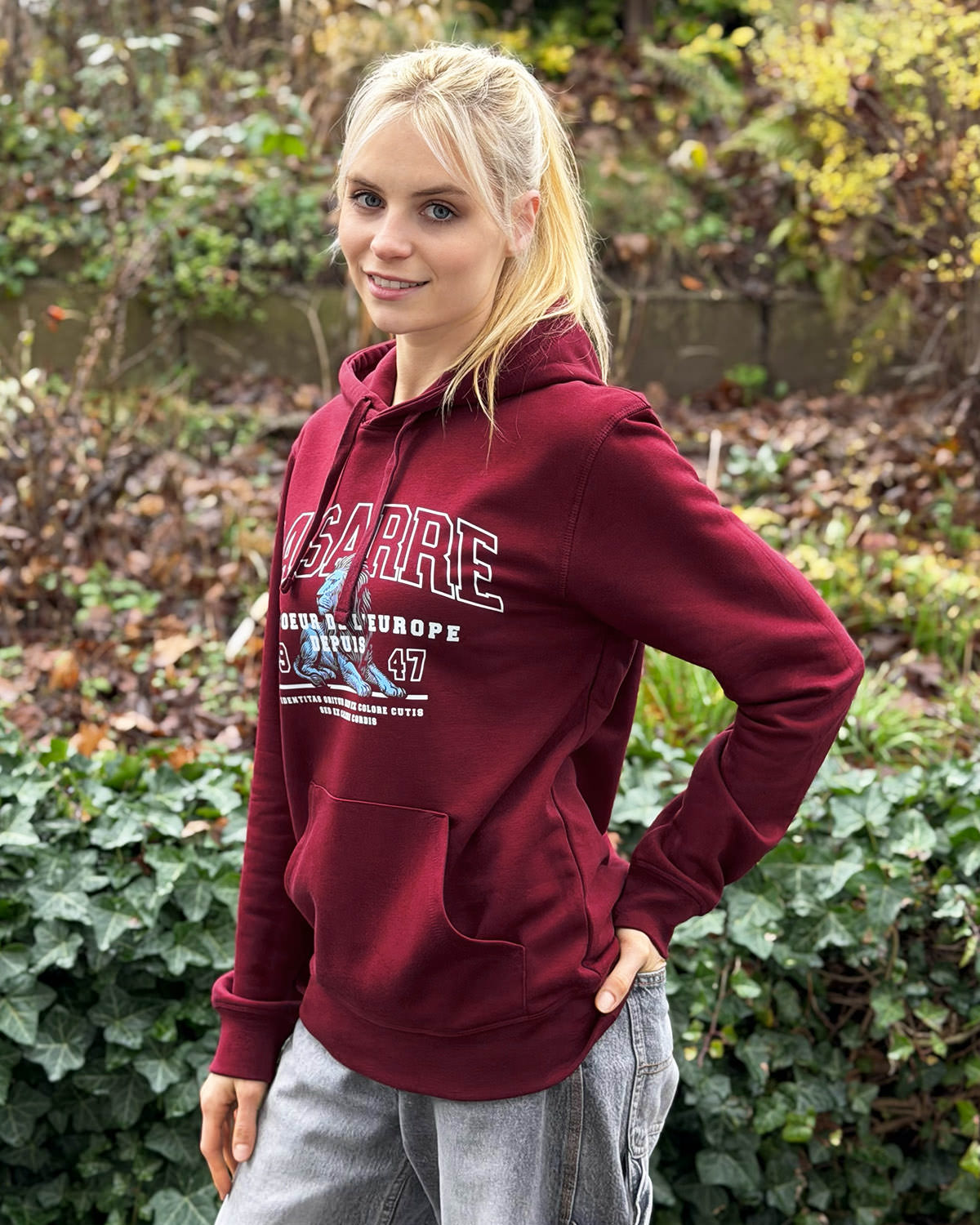 Hoodie SASKIA <span>in Bordeaux</span> – Bild 7