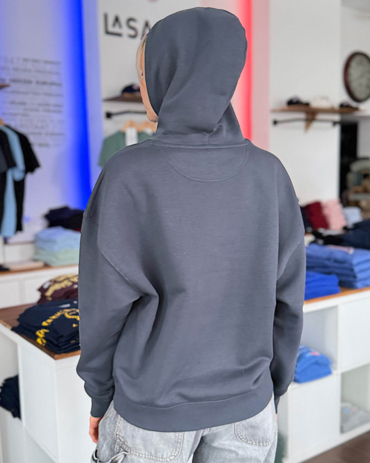 Oversized Hoodie DENISE <span>in Graphit</span> – Bild 6