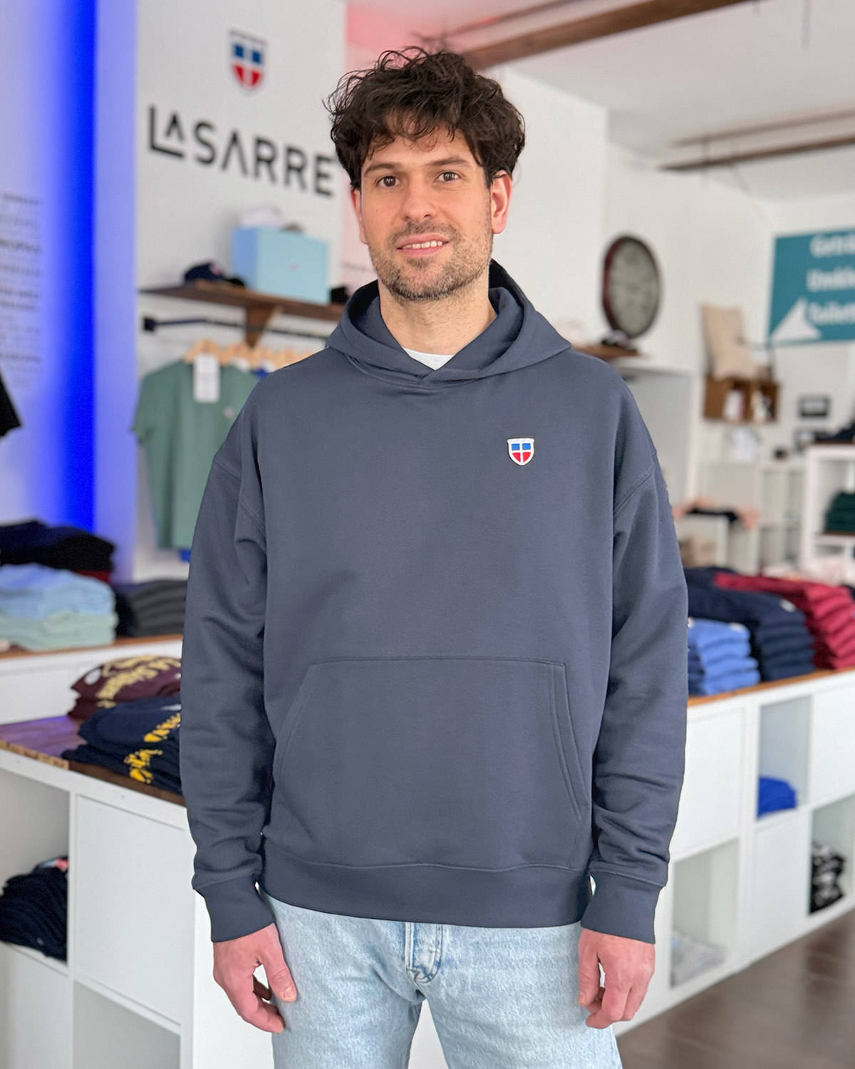 Oversized Hoodie DENNIS <span>in Graphit</span>