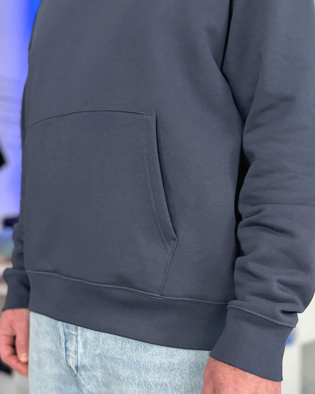 Oversized Hoodie DENNIS <span>in Graphit</span> – Bild 6