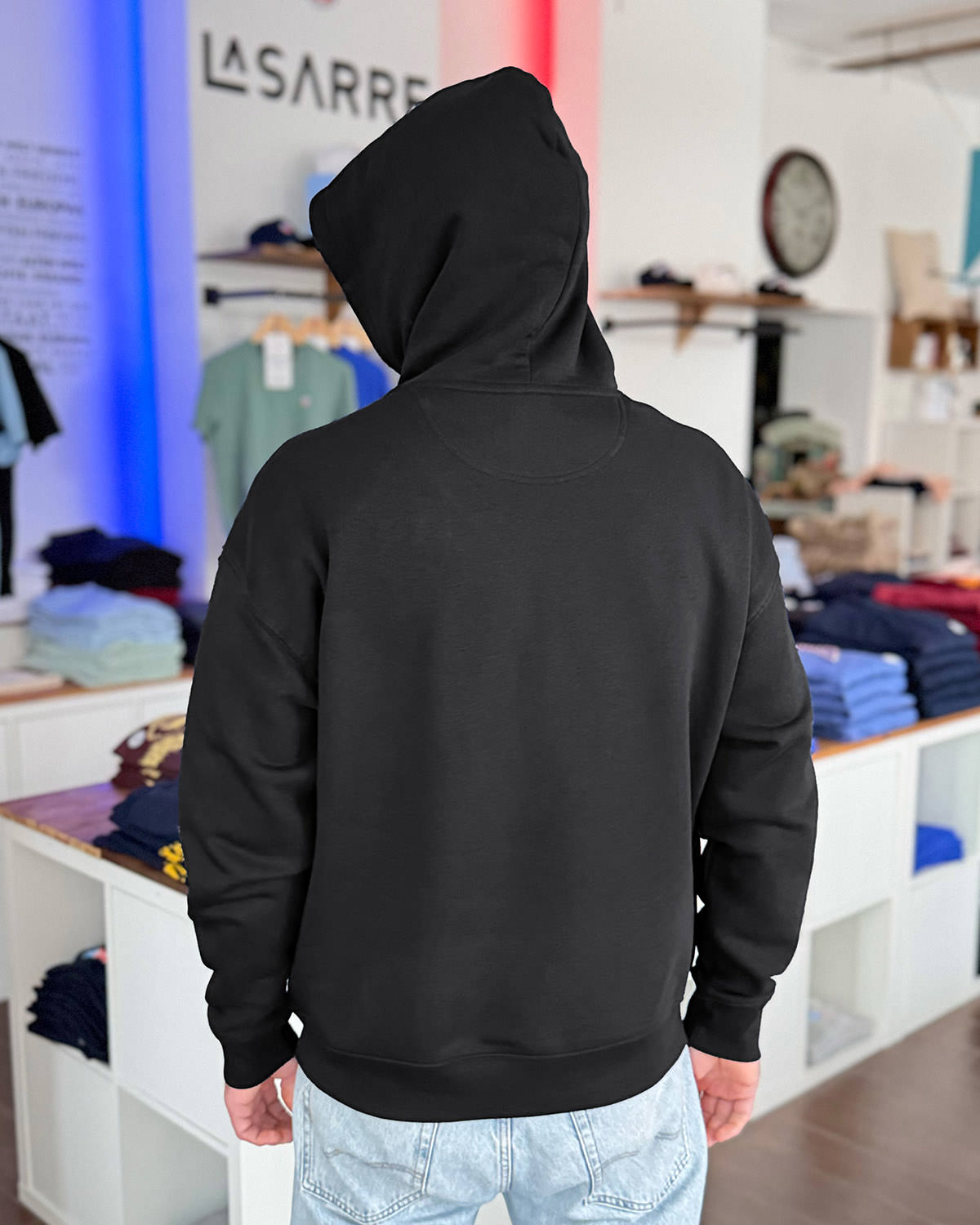 Oversized Hoodie DENNIS <span>in Schwarz</span> – Bild 6