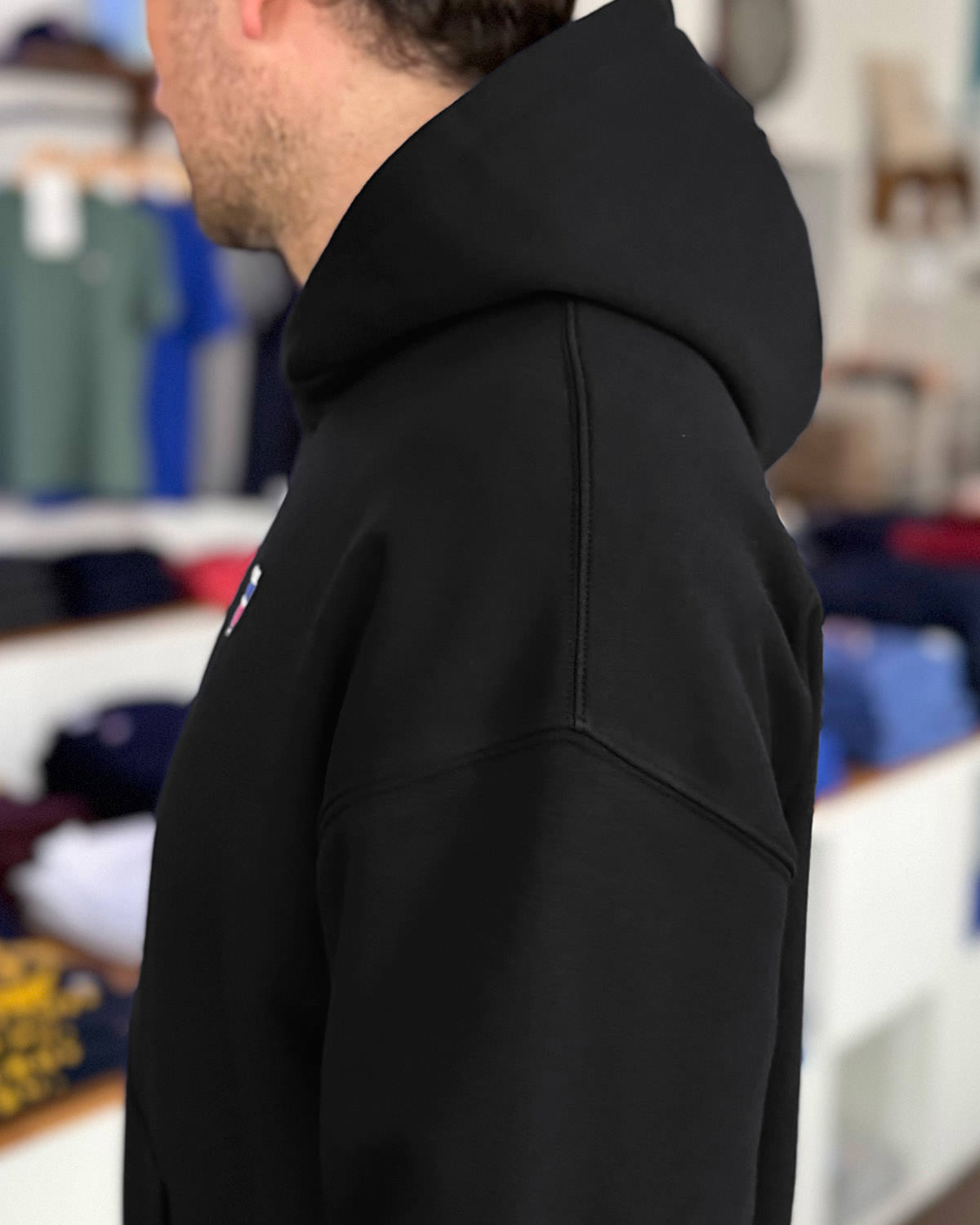 Oversized Hoodie DENNIS <span>in Schwarz</span> – Bild 7