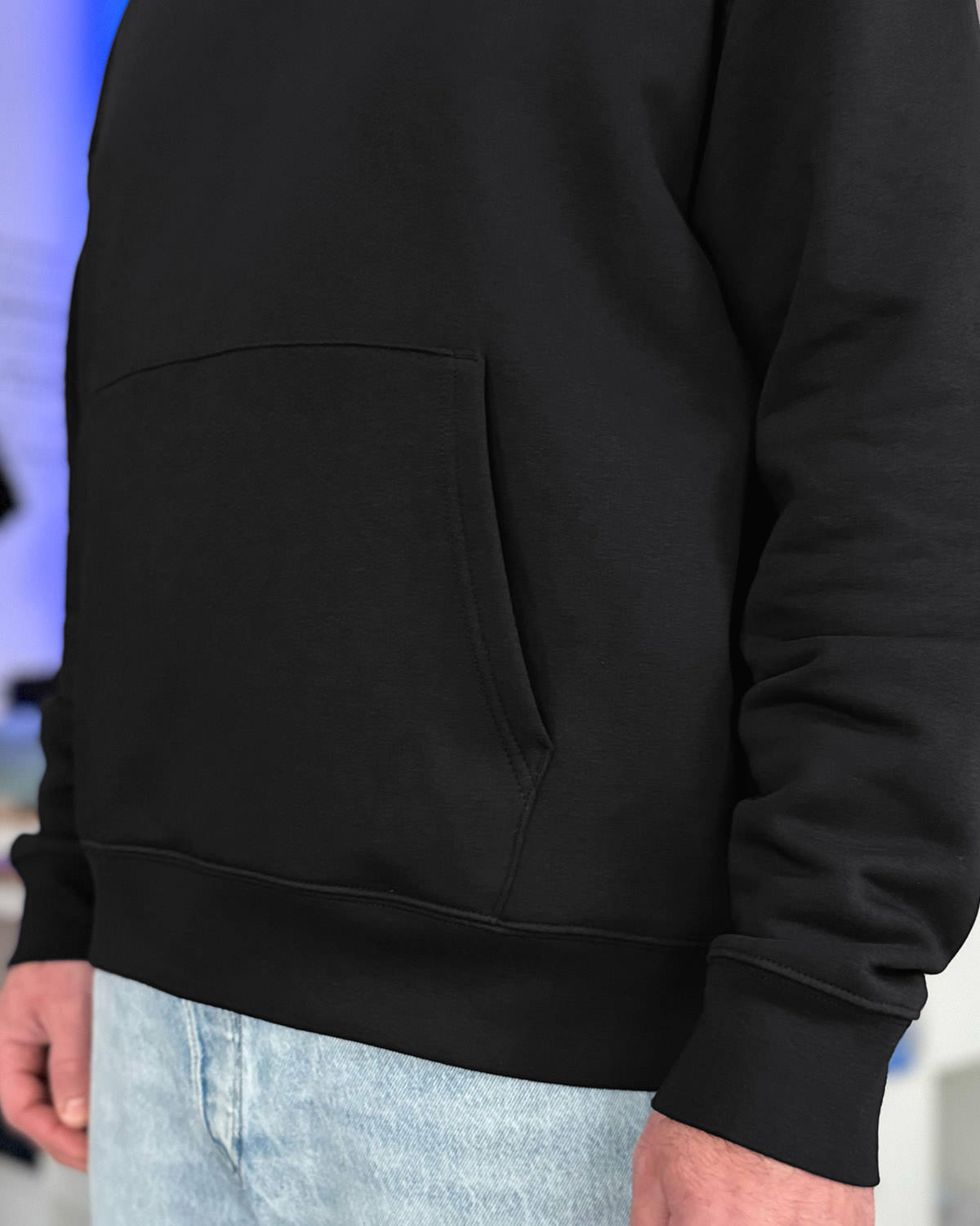 Oversized Hoodie DENNIS <span>in Schwarz</span> – Bild 8