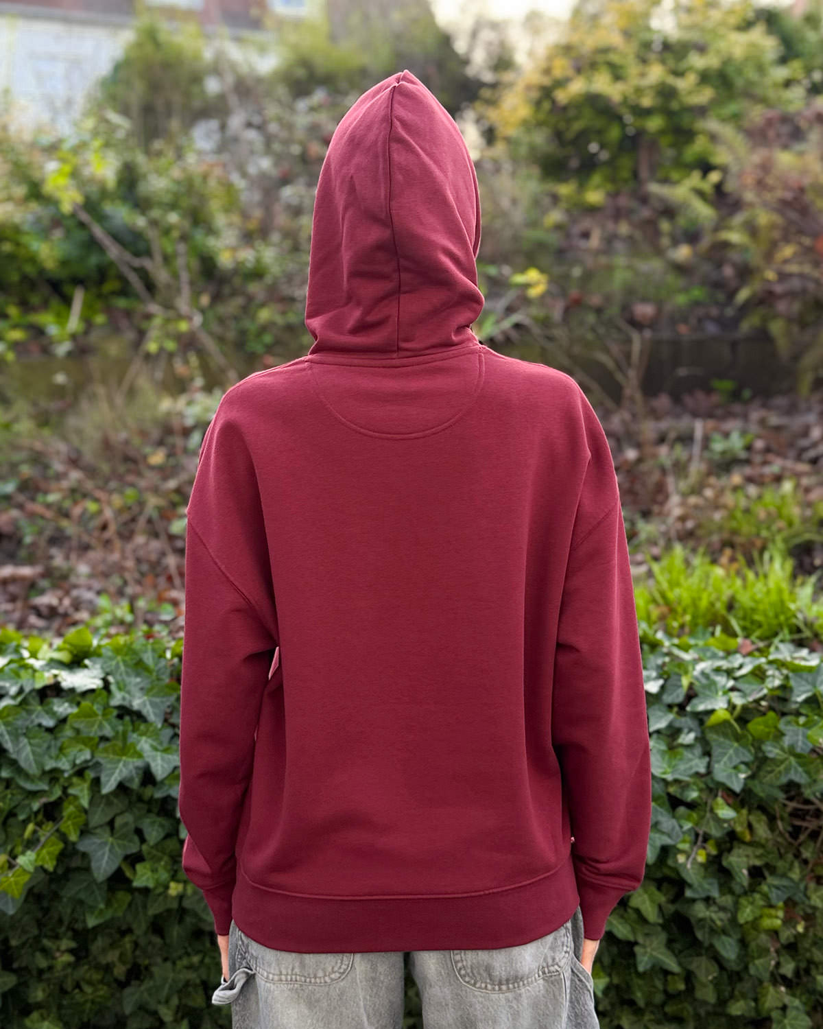 Oversized Hoodie JOHANNA <span>in Bordeaux V1</span> – Bild 5