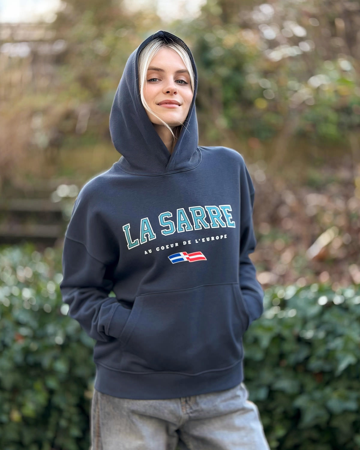 Oversized Hoodie JOHANNA <span>in Graphit V4</span> – Bild 6