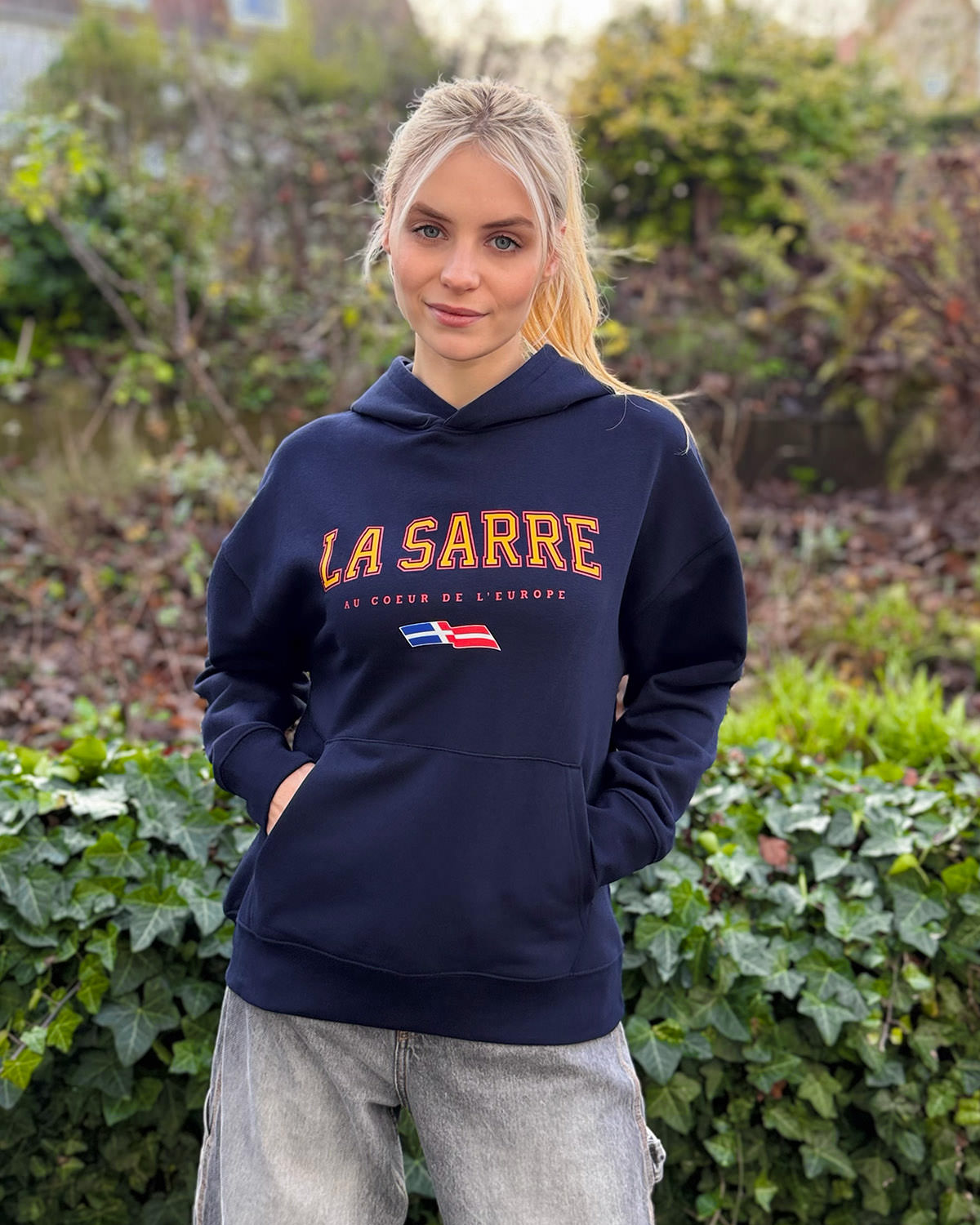 Oversized Hoodie JOHANNA <span>in Navy V1</span> – Bild 11