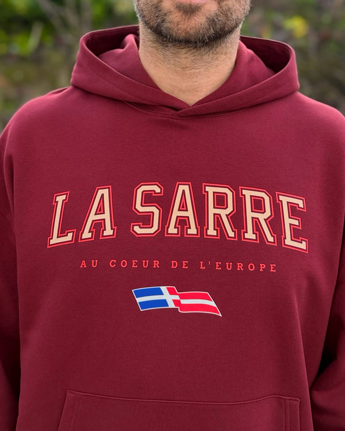 Oversized Hoodie JONAS <span>in Bordeaux V1</span> – Bild 7