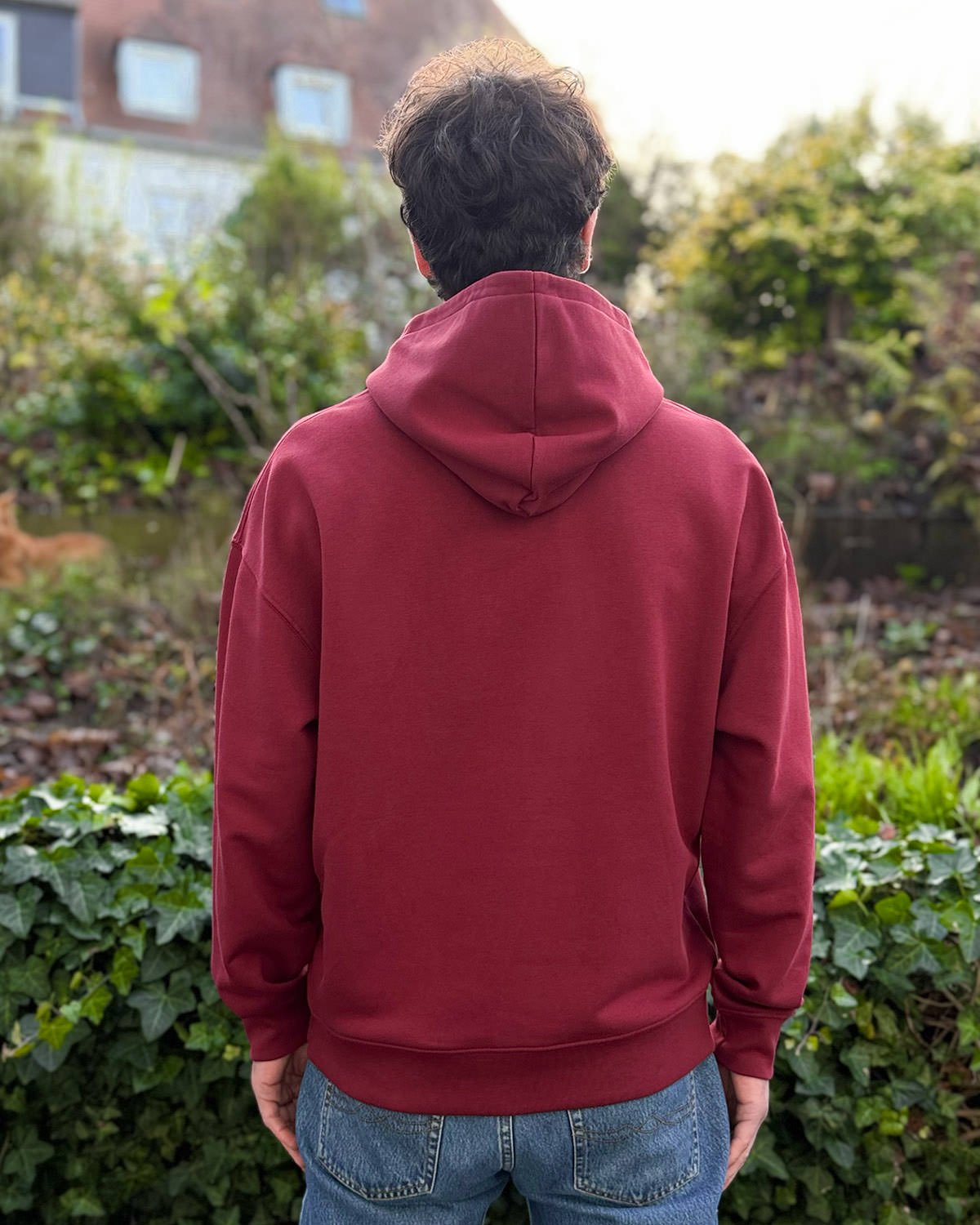 Oversized Hoodie JONAS <span>in Bordeaux V1</span> – Bild 4