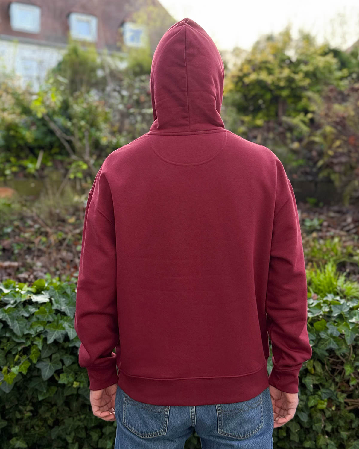 Oversized Hoodie JONAS <span>in Bordeaux V1</span> – Bild 5