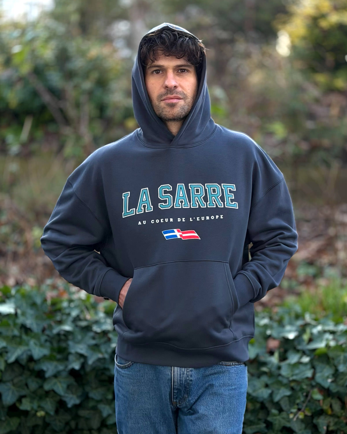 Oversized Hoodie JONAS <span>in Graphit V4</span> – Bild 2
