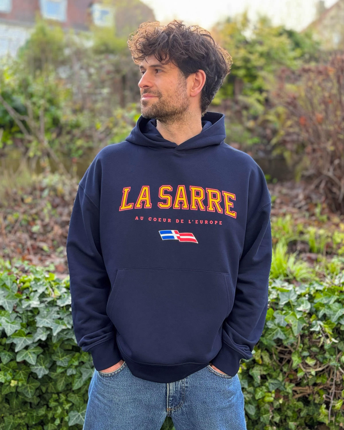Oversized Hoodie JONAS <span>in Navy V1</span> – Bild 6