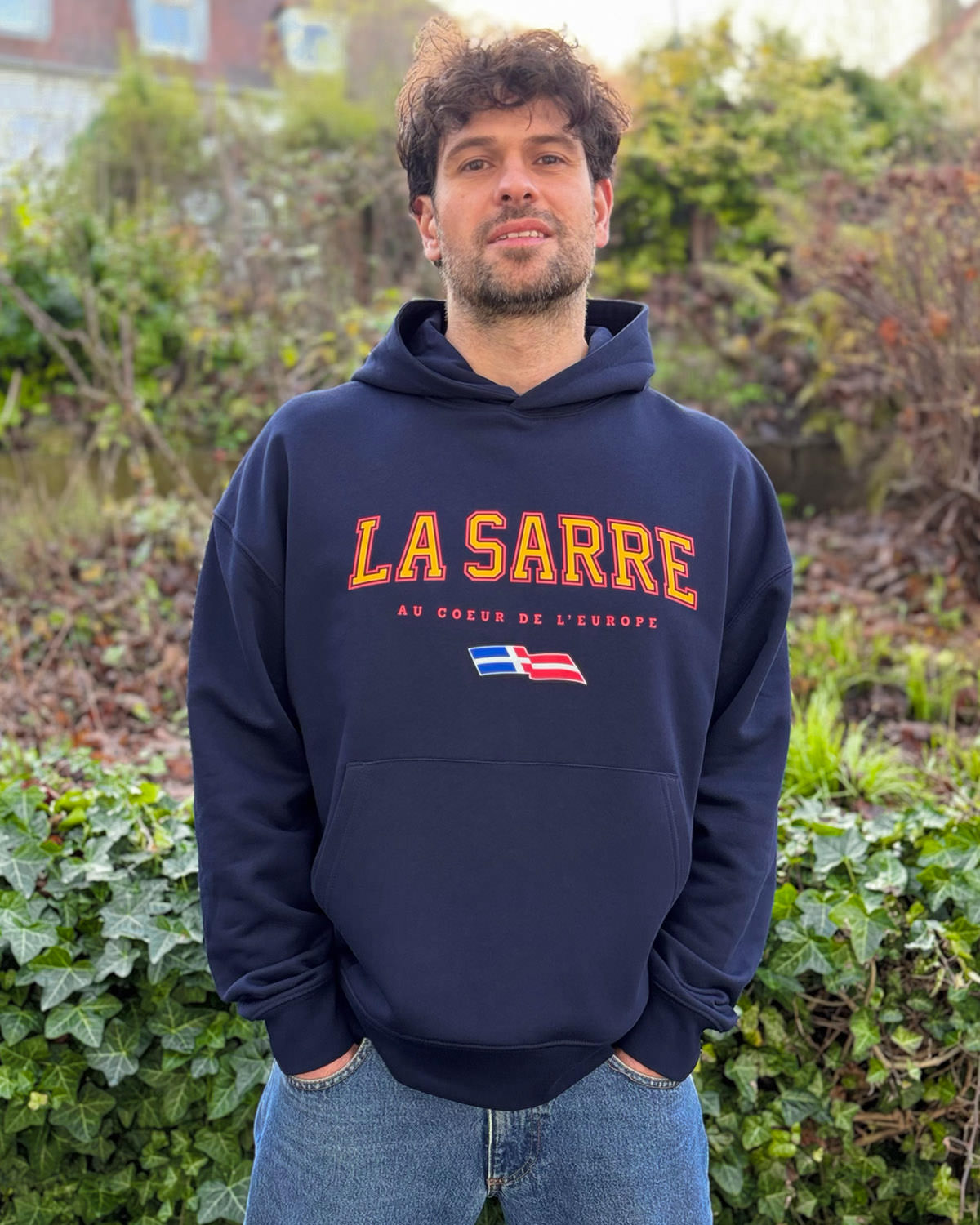 Oversized Hoodie JONAS <span>in Navy V1</span>