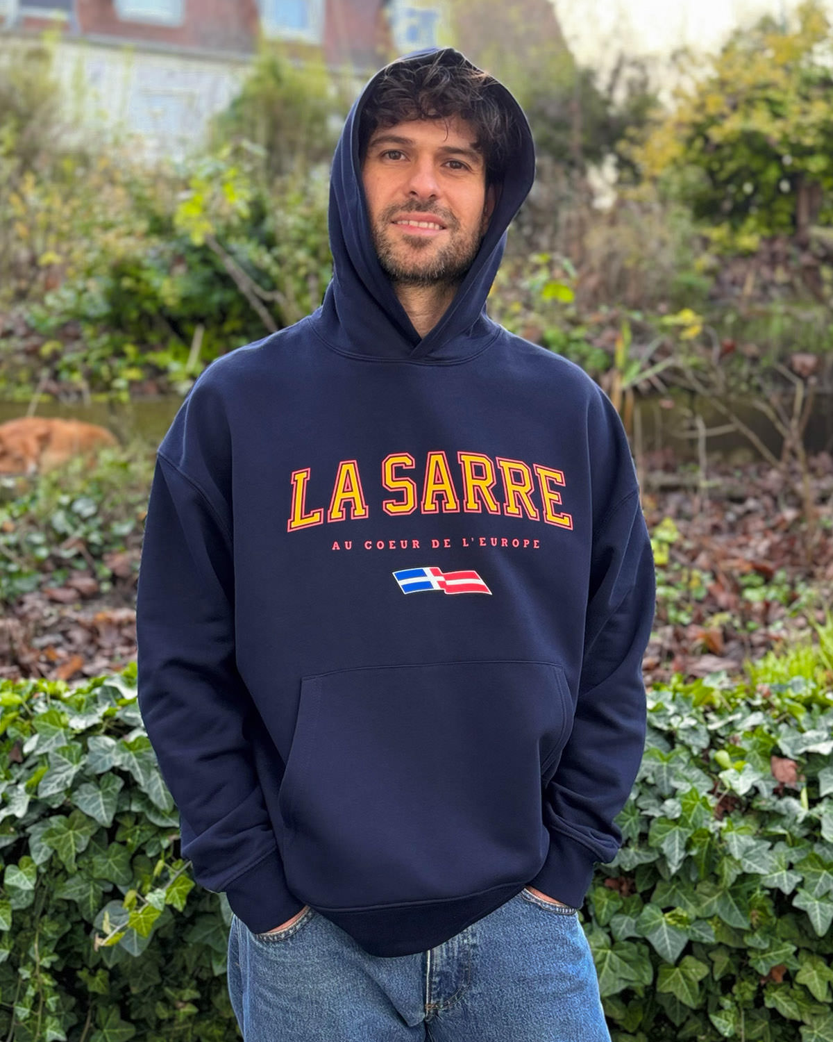 Oversized Hoodie JONAS <span>in Navy V1</span> – Bild 2