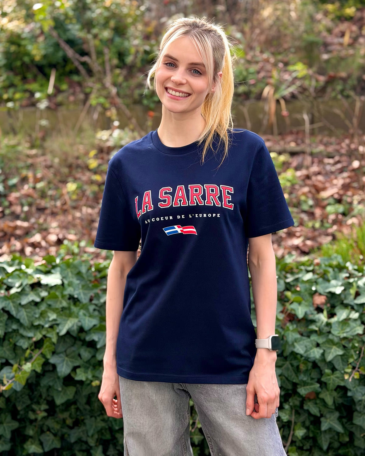 T-Shirt OLIVIA <span>in Navy</span> – Bild 4