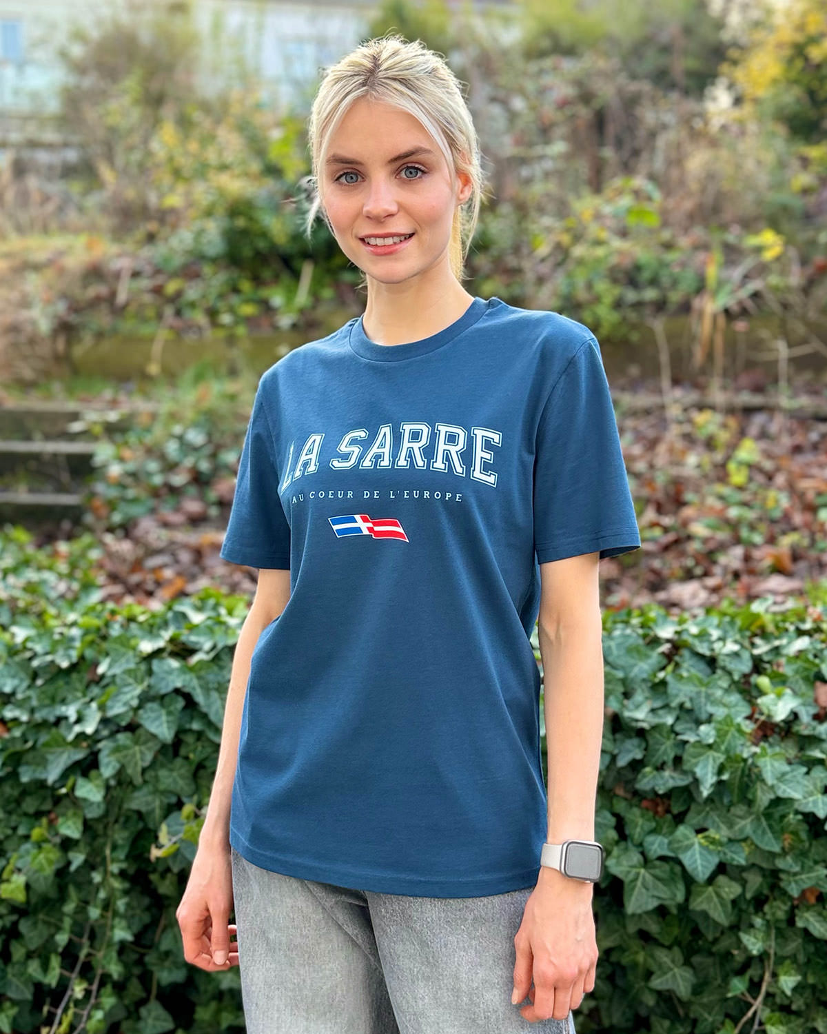 T-Shirt OLIVIA <span>in Ozean</span> – Bild 4