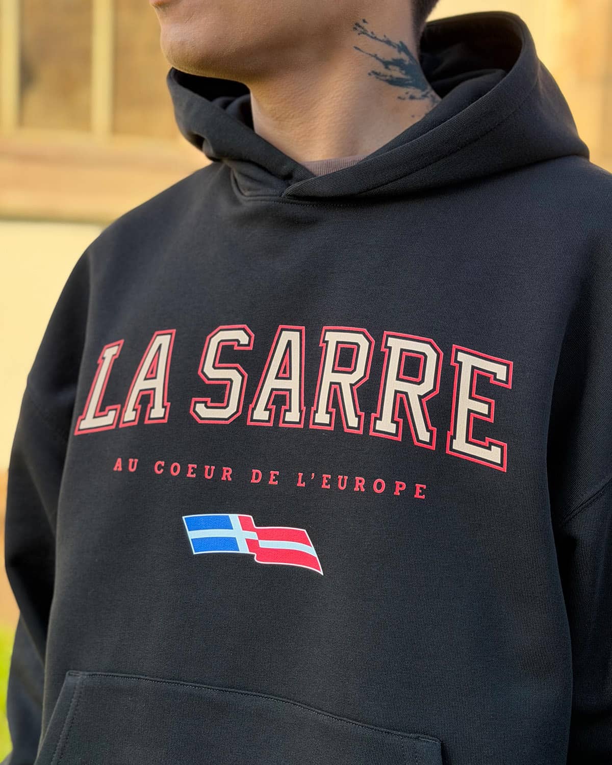 Oversized Hoodie JONAS <span>in Schwarz V1</span> – Bild 3
