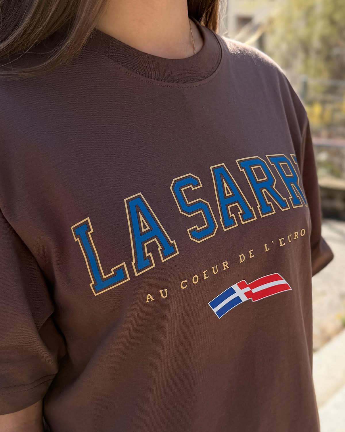 Oversized T-Shirt SYLVIA <span>in Mocca V3</span> – Bild 5