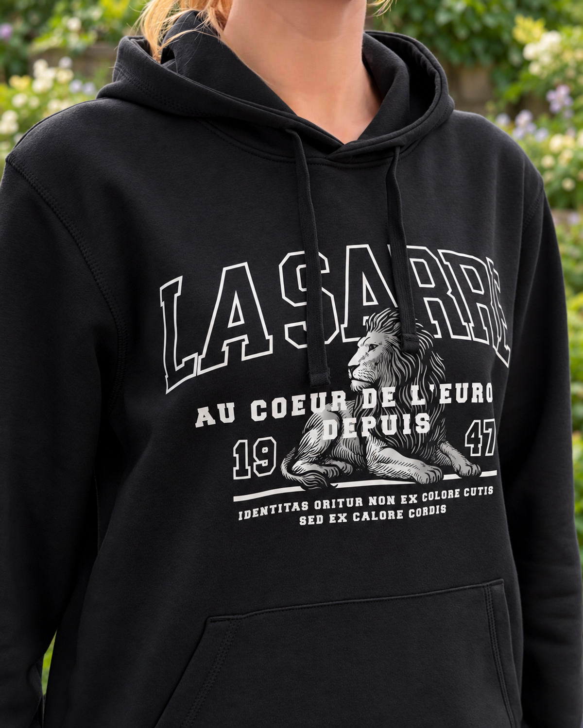 Hoodie SASCHA/SASKIA <span>in Schwarz</span> – Bild 3