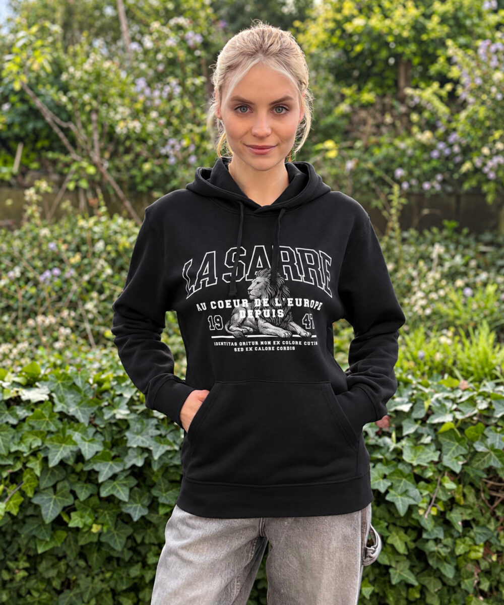 Alternative view of Hoodie SASCHA/SASKIA <span>in Schwarz</span>
