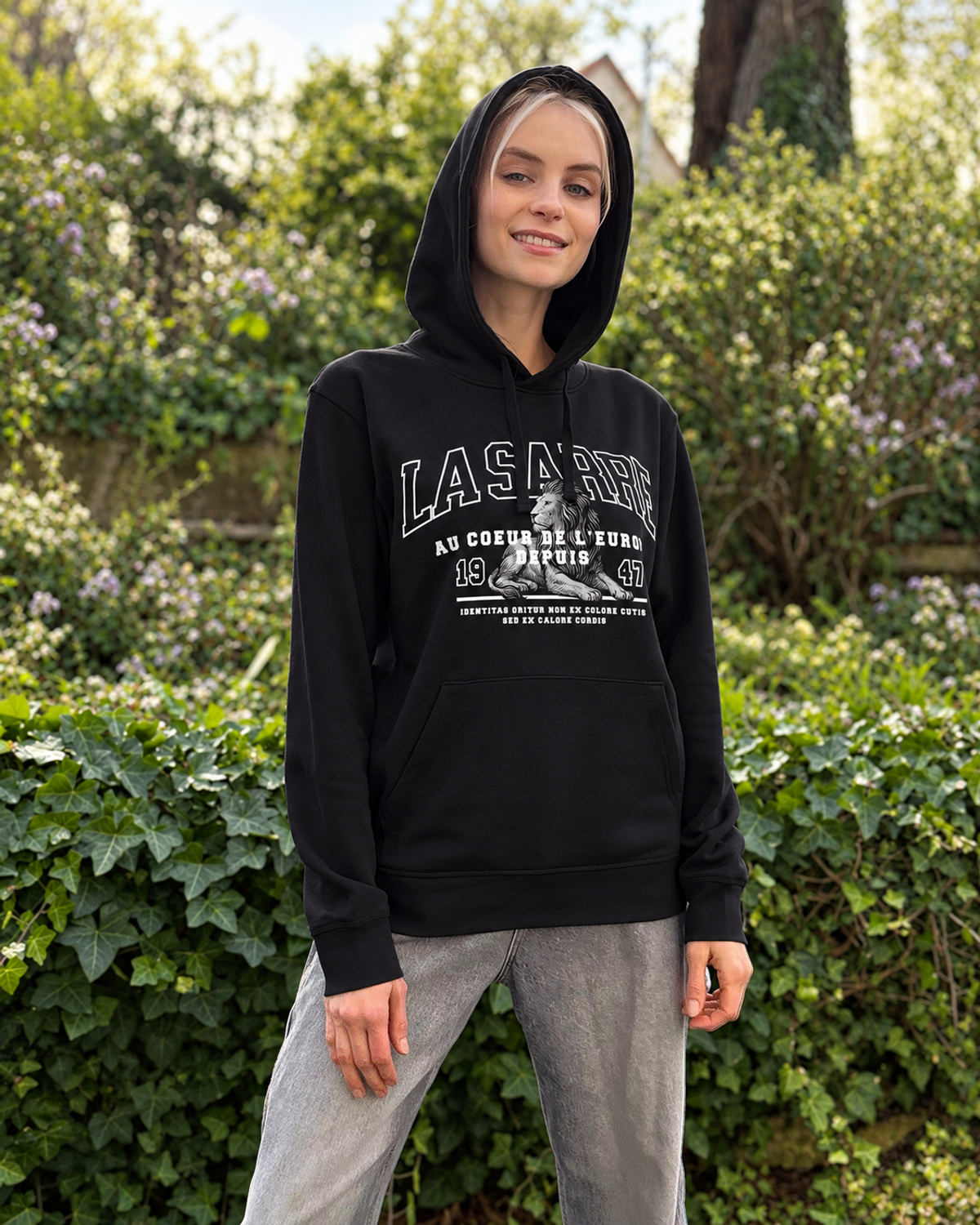 Hoodie SASCHA/SASKIA <span>in Schwarz</span> – Bild 6