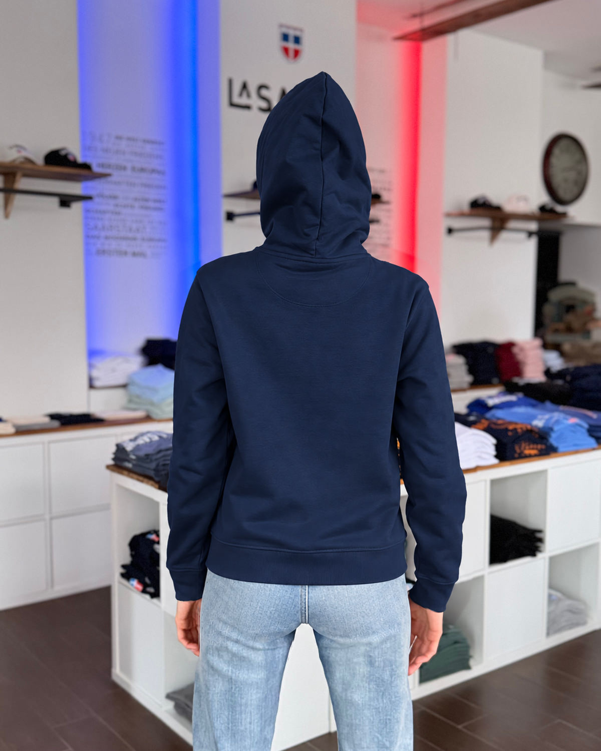 Zipper-Hoodie MARCUS/MARINA <span>in Navy</span> – Bild 4