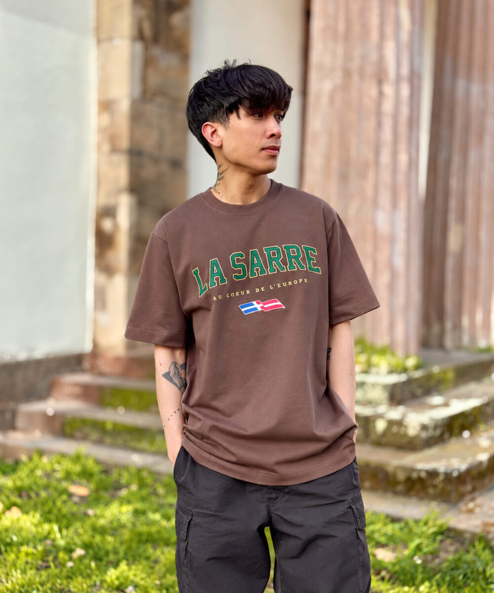 Alternative view of Oversized T-Shirt SANDRO/SYLVIA <span>in Mocca V1</span>